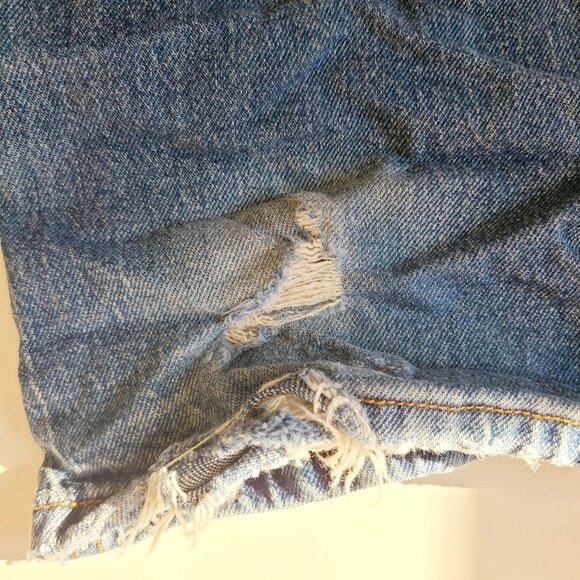 Lee Jeans Mens Distressed Denim Jeans size 40x30 Big Medium Wash - Picture 5 of 13